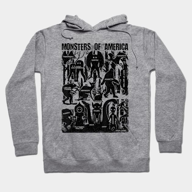 Dogman And Other Monsters Hoodie by David Brown